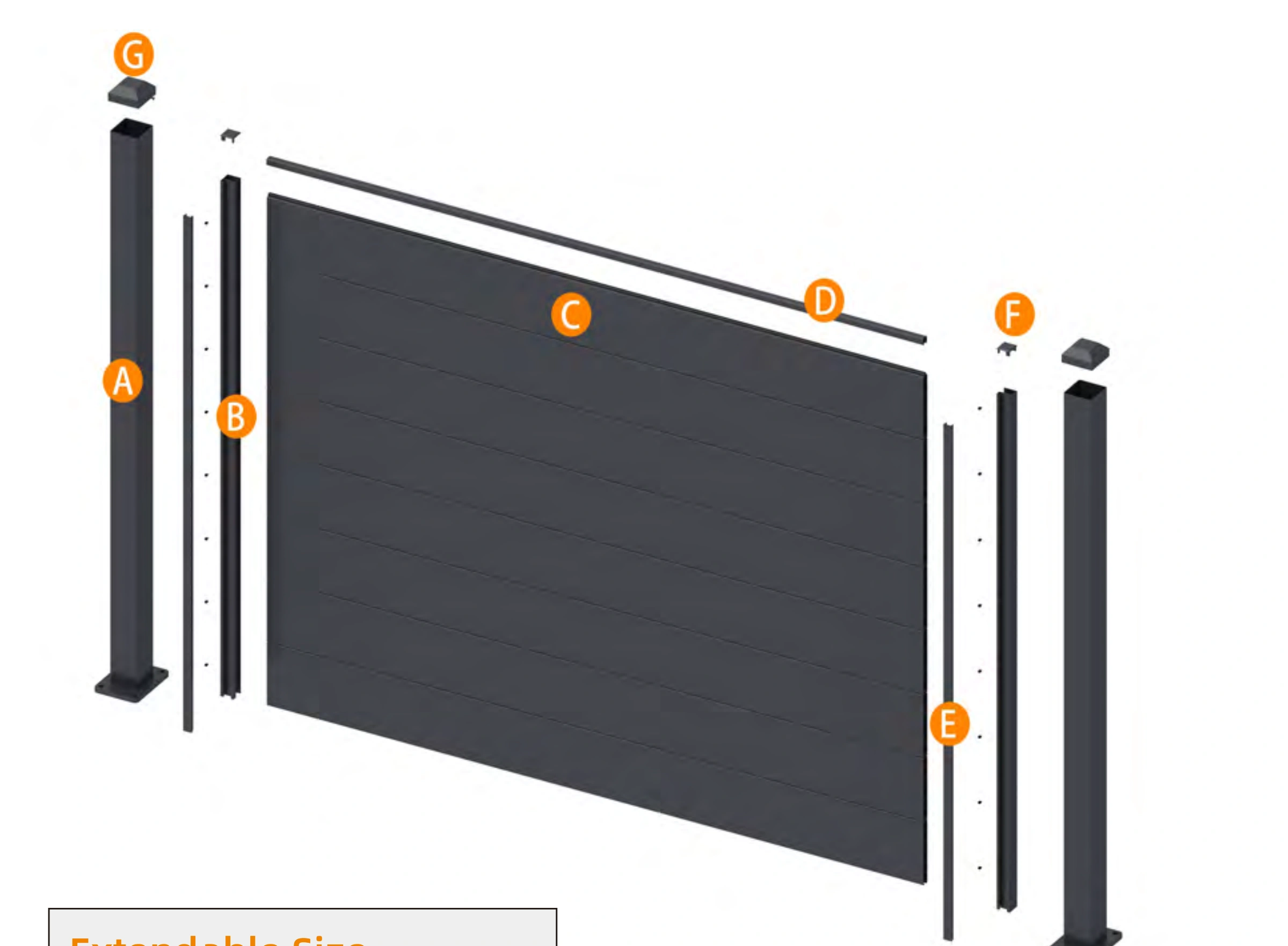 Privacy panel assembly